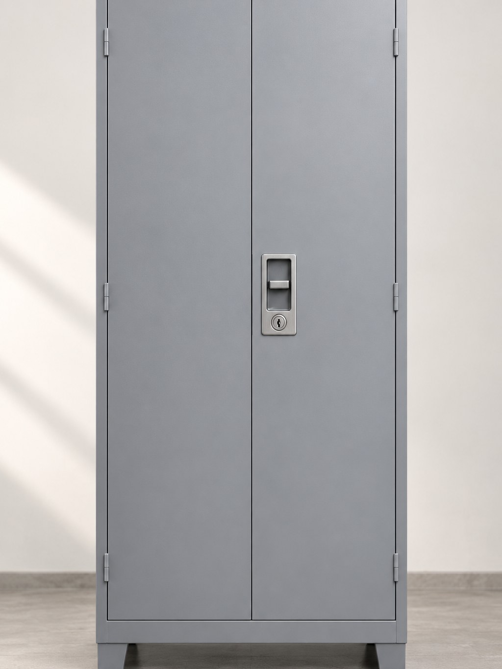 New two-door steel almirah